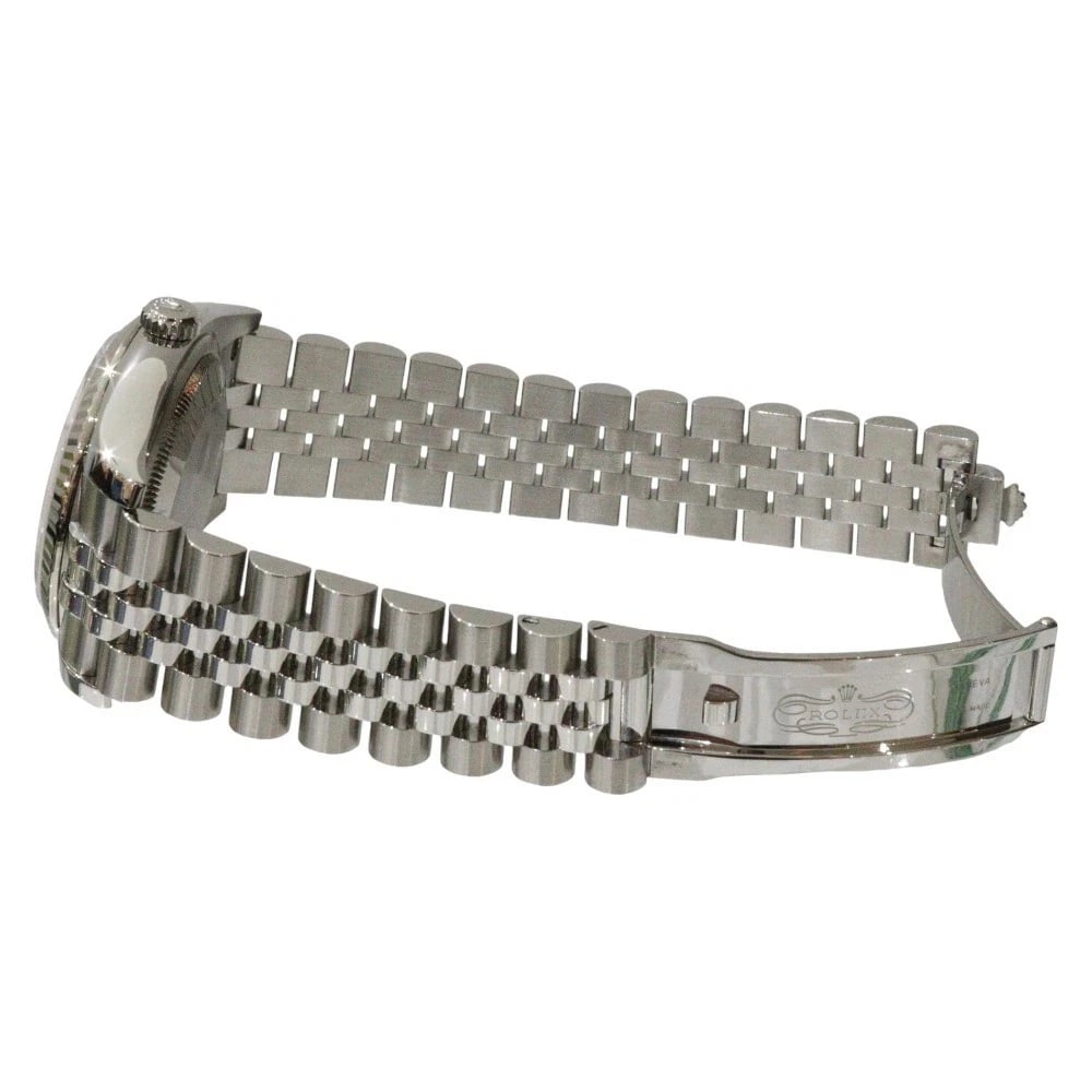 ROLEX DATEJUST BLACK WATCH - 5