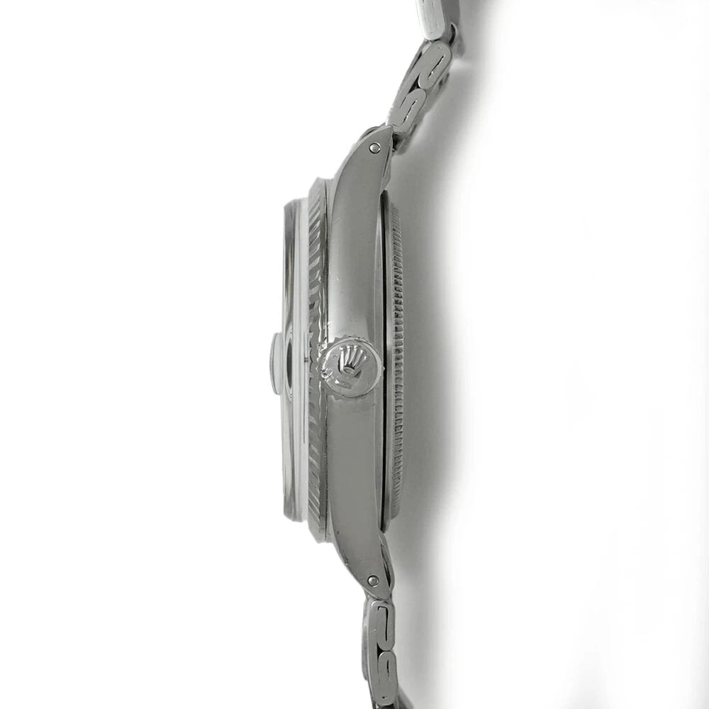 ROLEX DATEJUST BLACK WATCH - 2