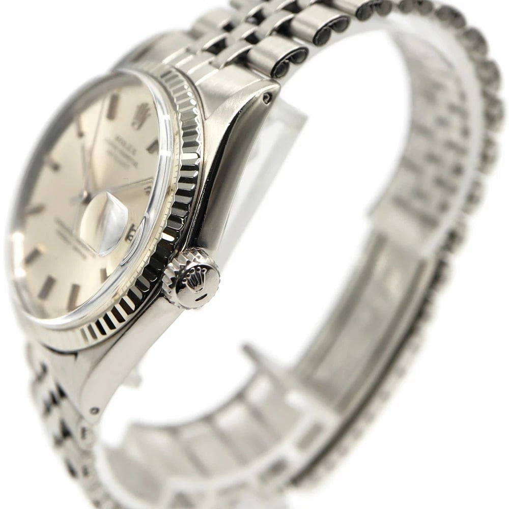 ROLEX DATEJUST SILVER WATCH - 2