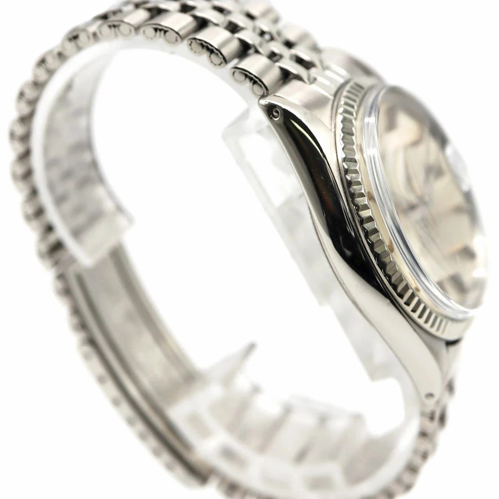 ROLEX DATEJUST SILVER WATCH - 3