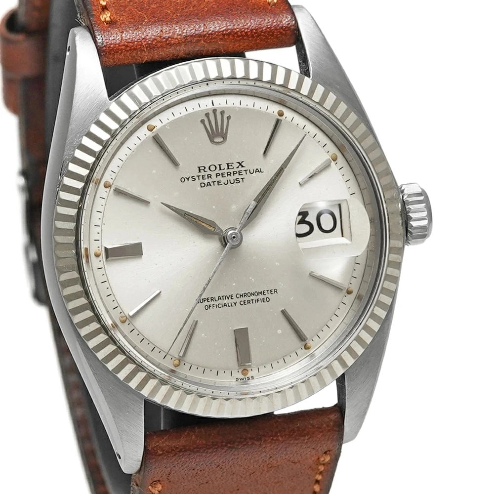 ROLEX DATEJUST SILVER WATCH - 3