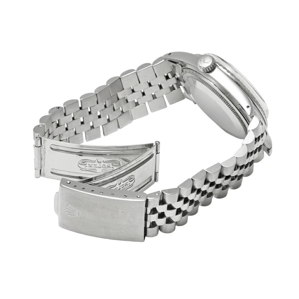 ROLEX DATEJUST SILVER WATCH - 3