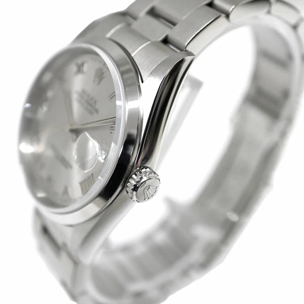 ROLEX DATEJUST SILVER WATCH - 2