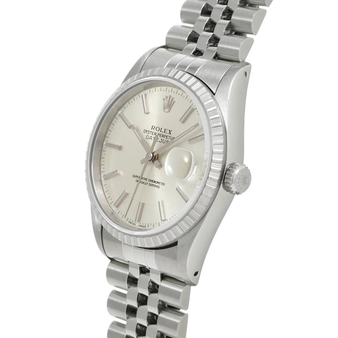 ROLEX DATEJUST SILVER WATCH - 2