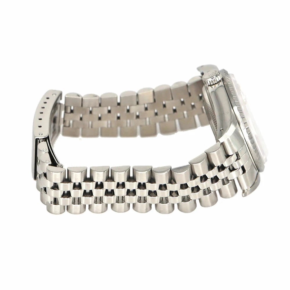 ROLEX DATEJUST SILVER WATCH - 5