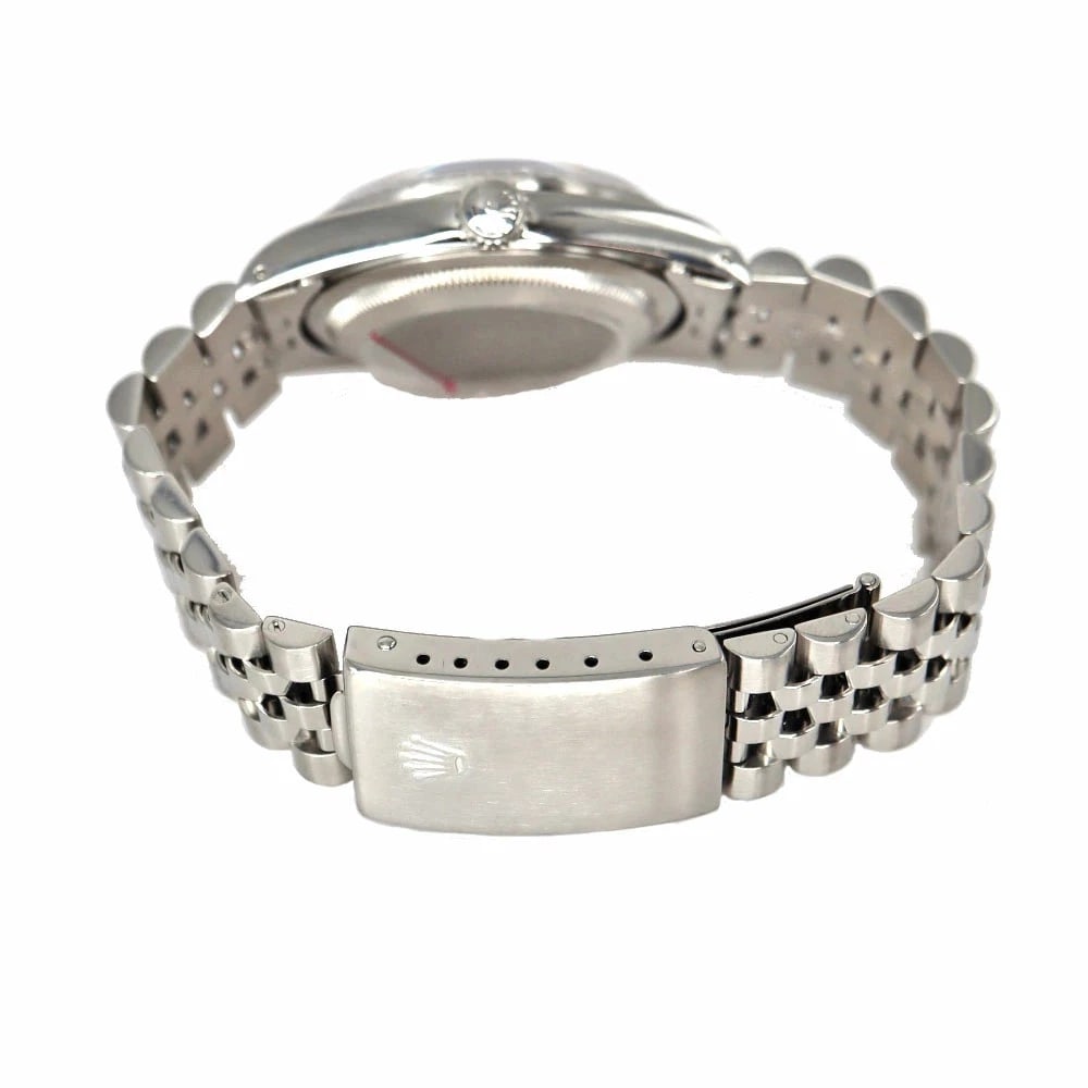 ROLEX DATEJUST SILVER WATCH - 7