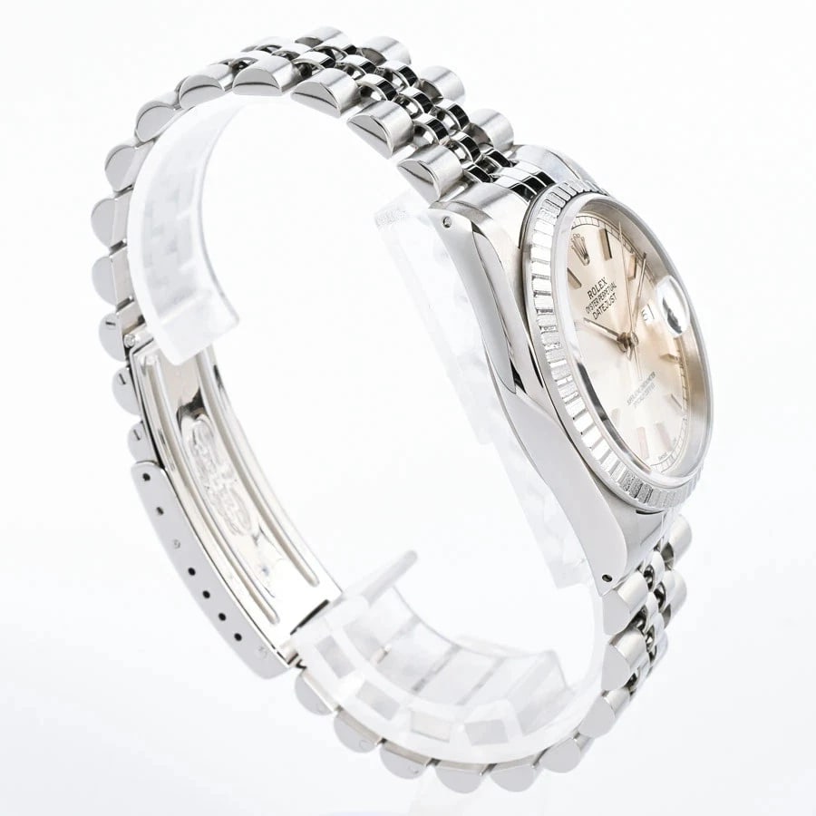 ROLEX DATEJUST SILVER WATCH - 2