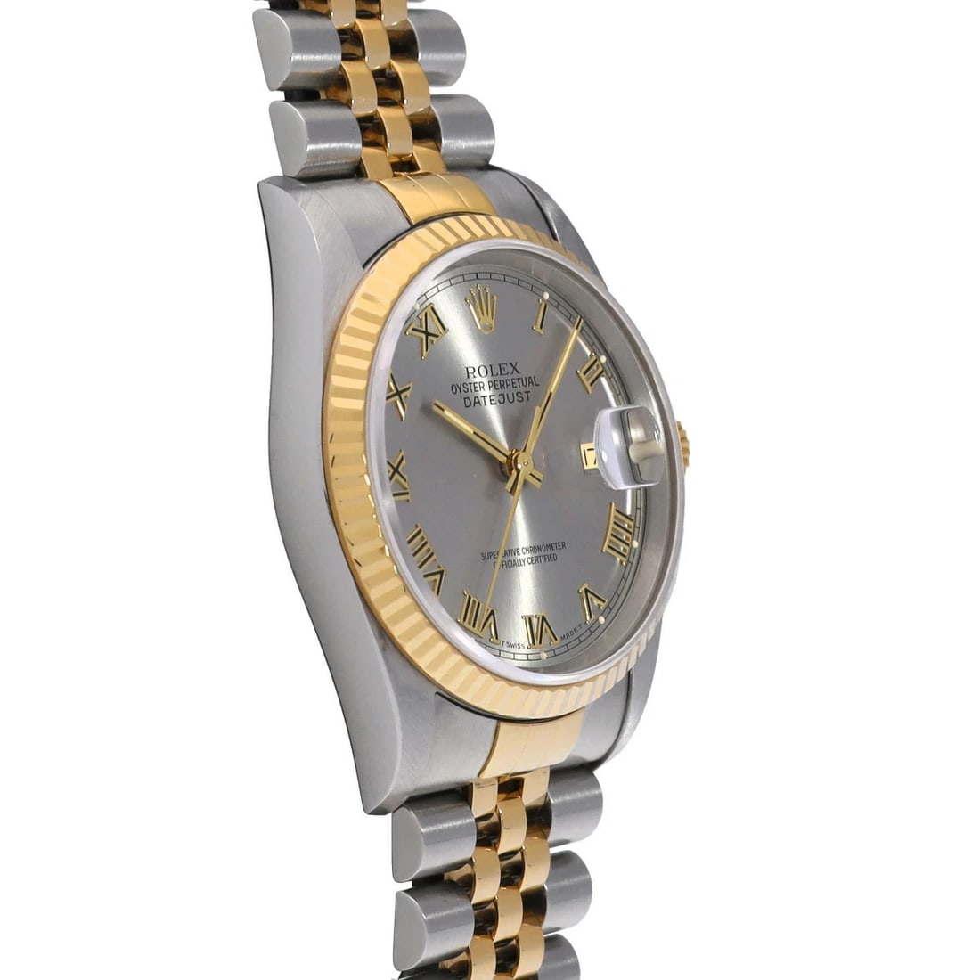 ROLEX DATEJUST GRAY WATCH - 3