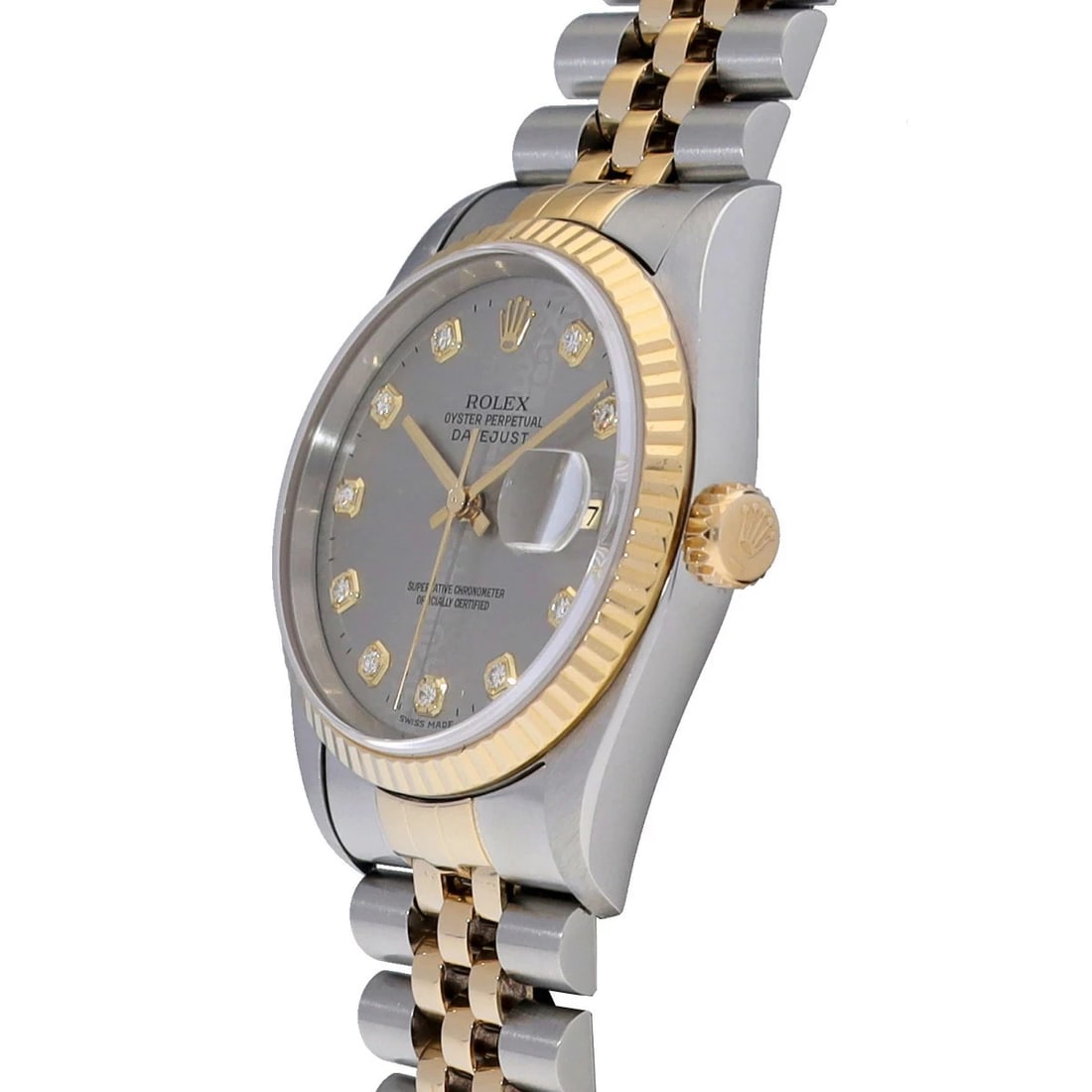 ROLEX DATEJUST GRAY WATCH - 2