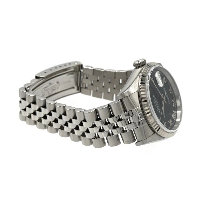 ROLEX DATEJUST BLUE WATCH - 5