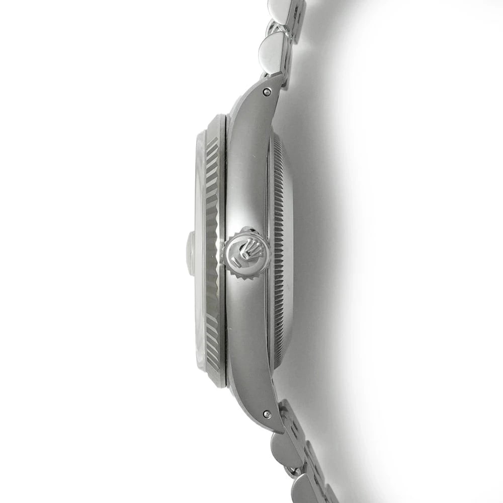 ROLEX DATEJUST SILVER WATCH - 3
