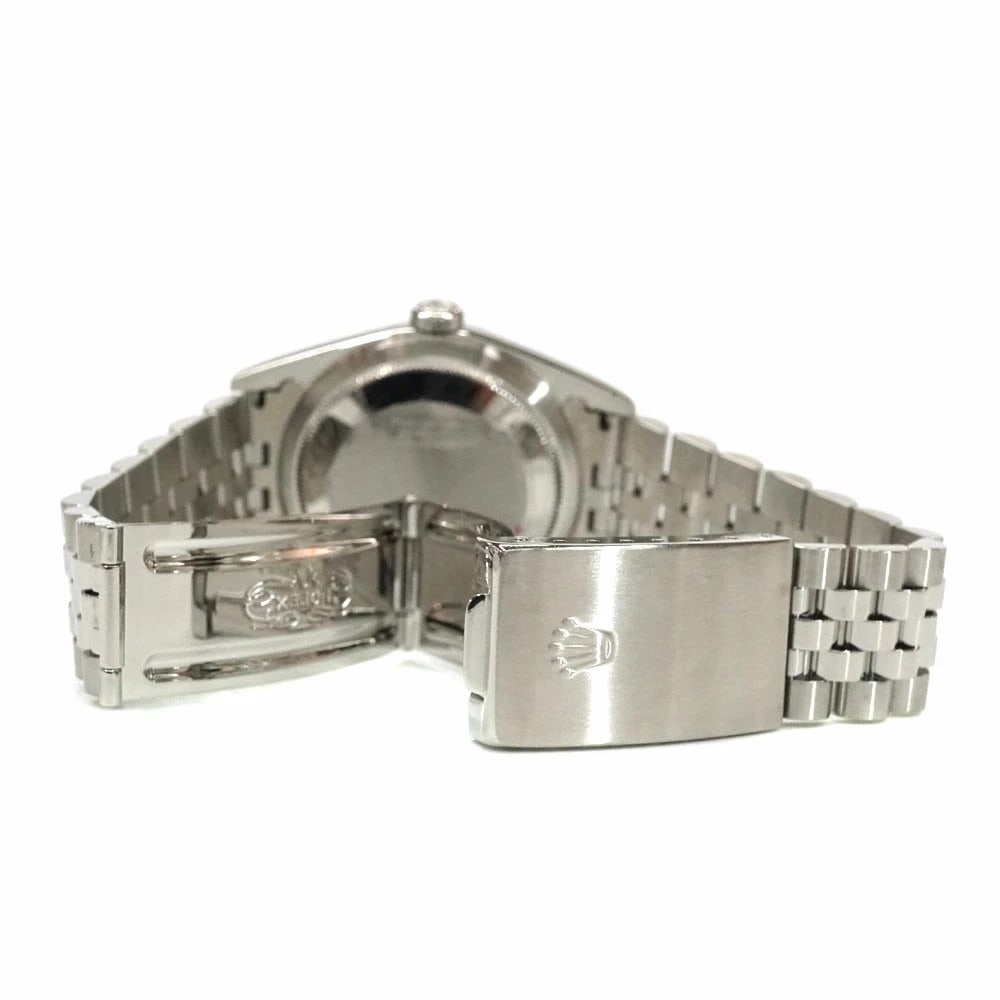 ROLEX DATEJUST SILVER WATCH - 7