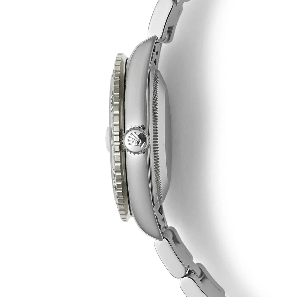 ROLEX DATEJUST BLACK WATCH - 2