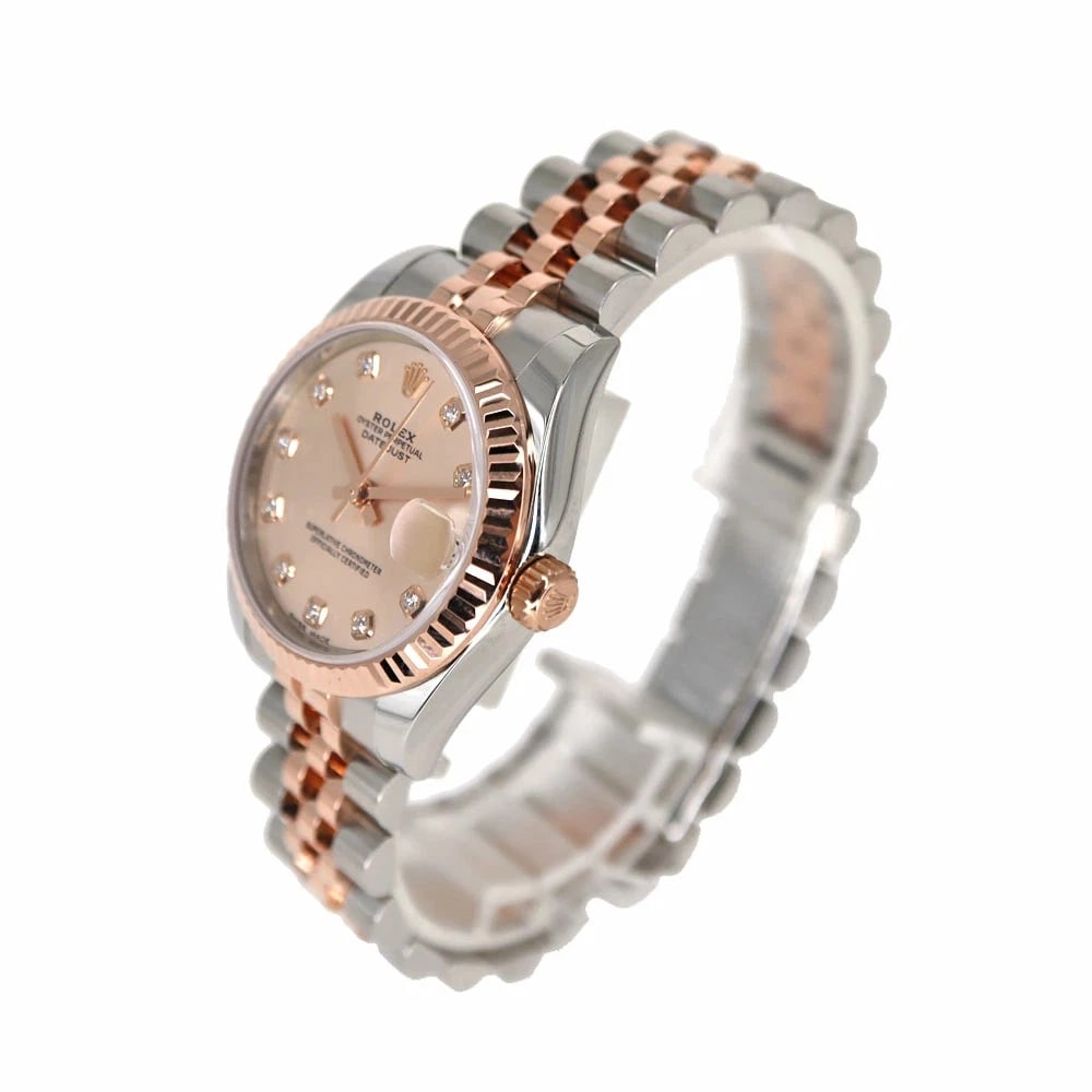 ROLEX DATEJUST PINK WATCH - 2
