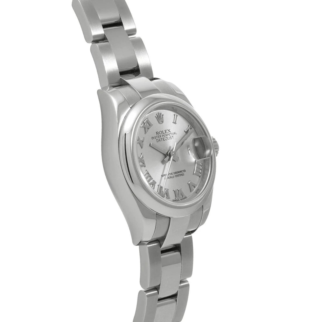 ROLEX DATEJUST SILVER WATCH - 3