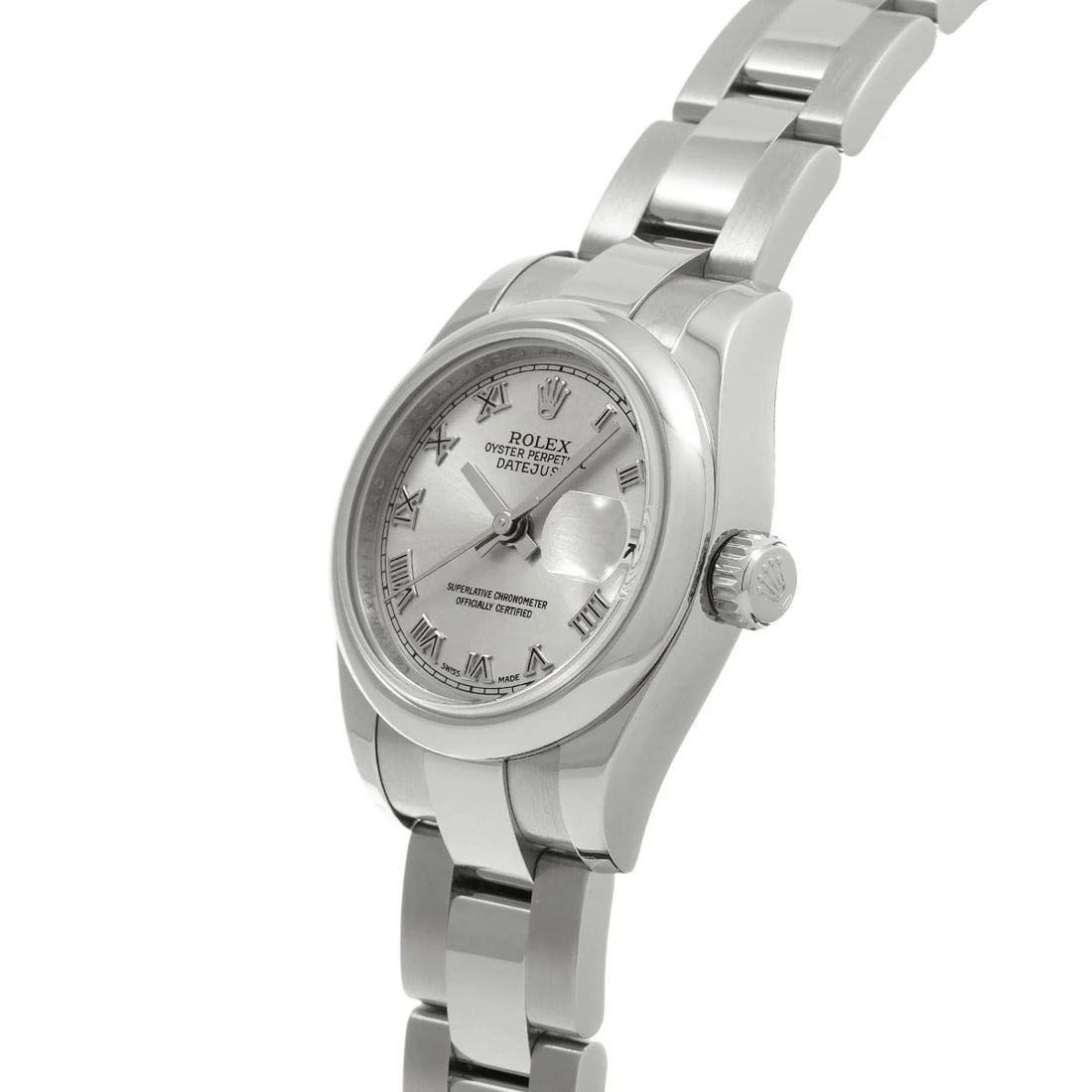 ROLEX DATEJUST SILVER WATCH - 2