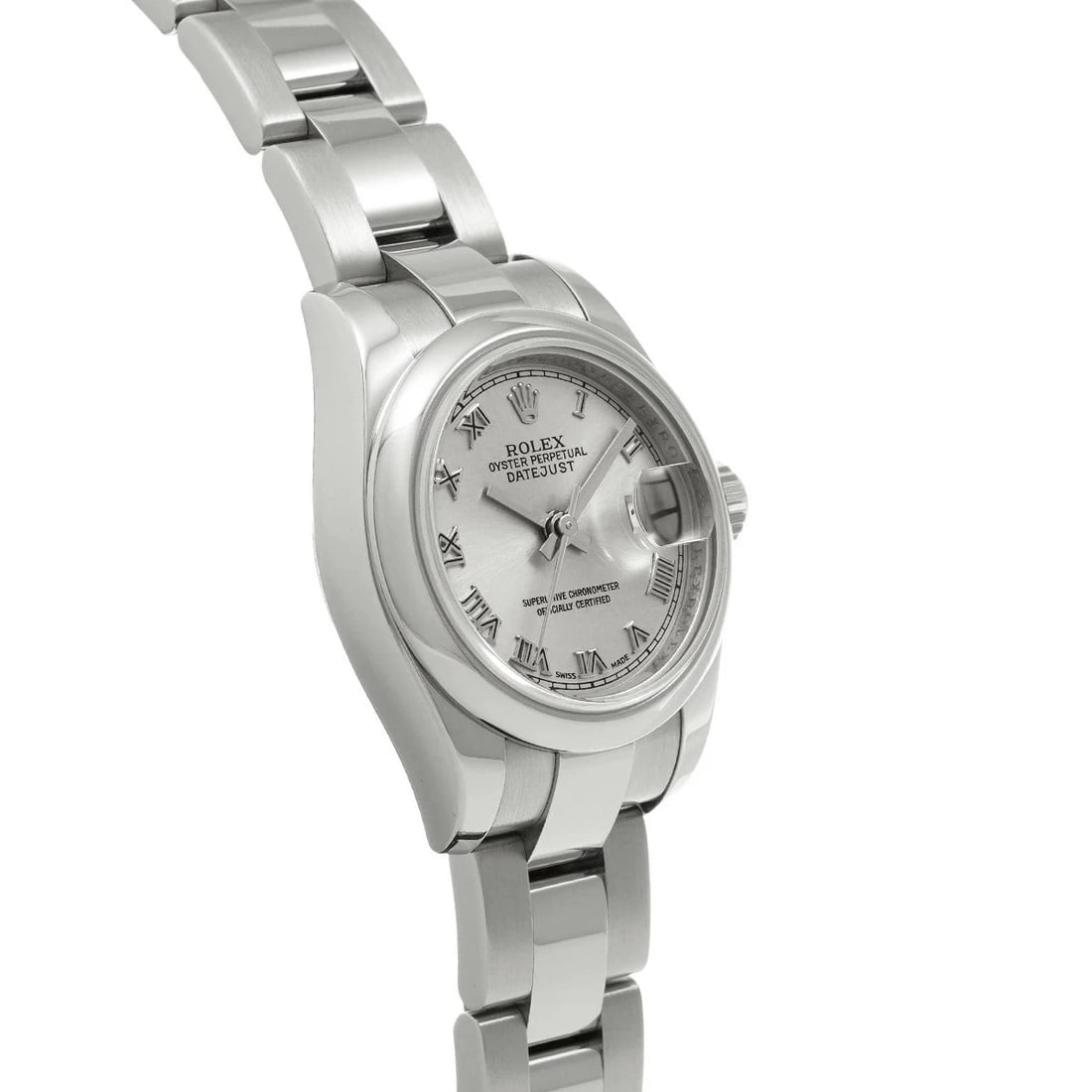 ROLEX DATEJUST SILVER WATCH - 3