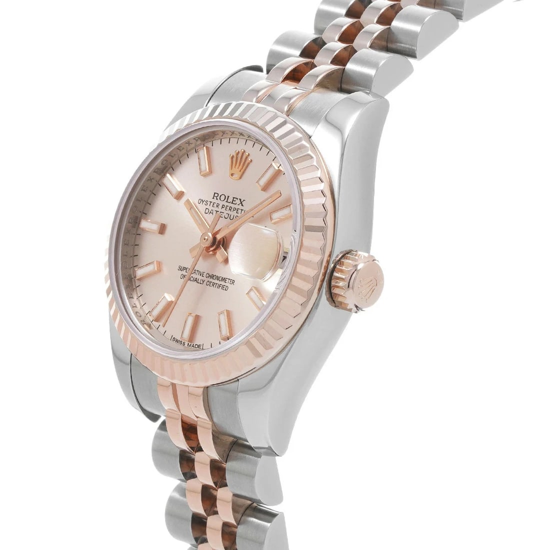ROLEX DATEJUST PINK WATCH - 2