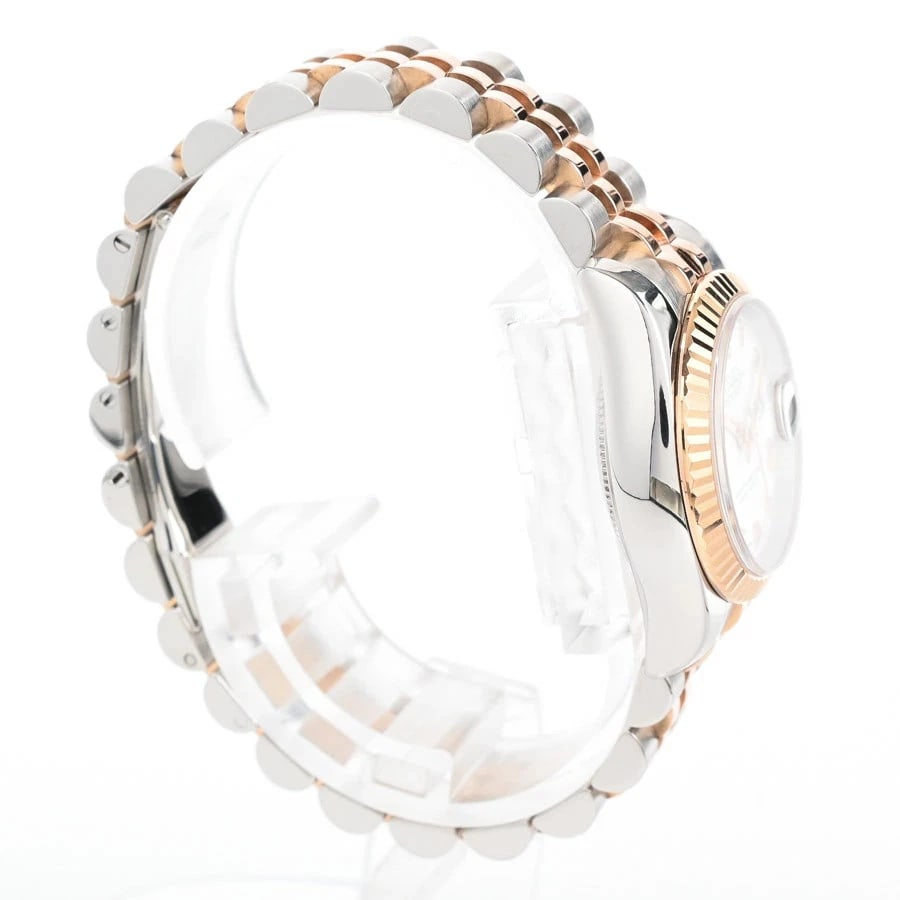 ROLEX DATEJUST WHITE WATCH - 3