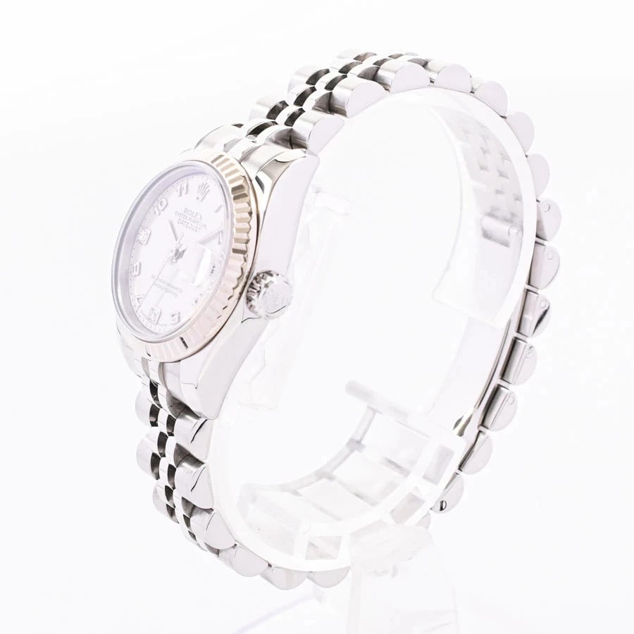 ROLEX DATEJUST SILVER WATCH - 2