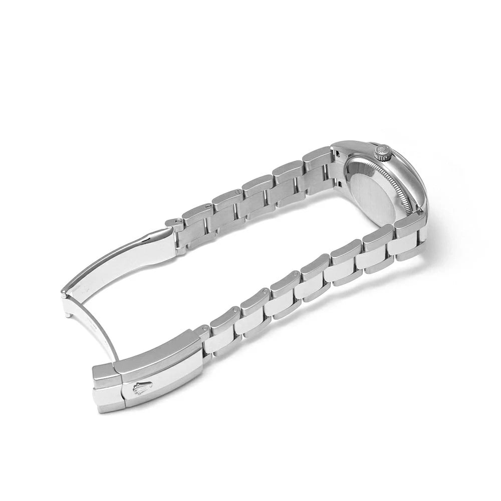 ROLEX DATEJUST BLACK WATCH - 3