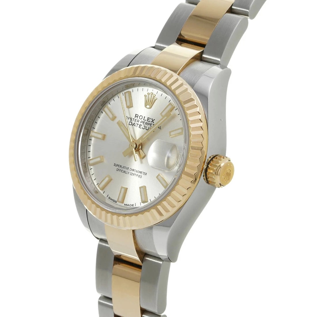 ROLEX DATEJUST SILVER WATCH - 2