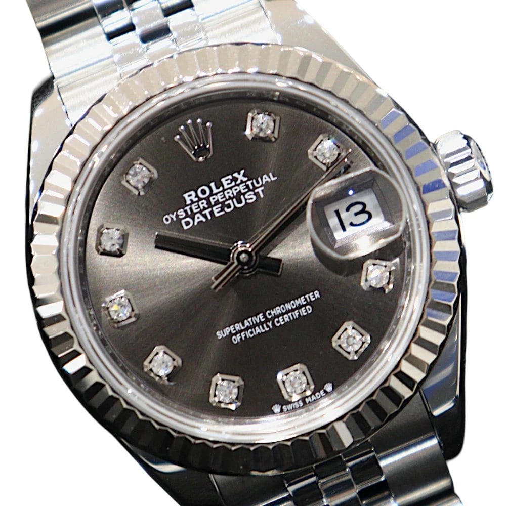 ROLEX DATEJUST GRAY WATCH - 5