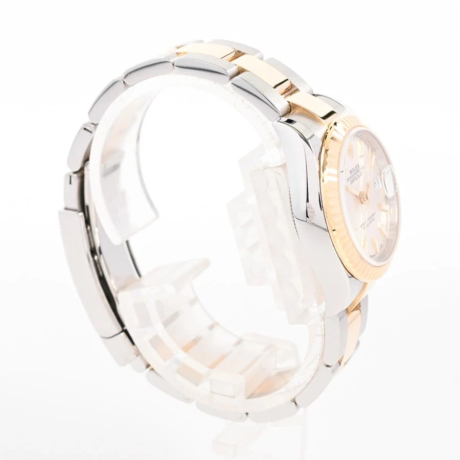 ROLEX DATEJUST SILVER WATCH - 3