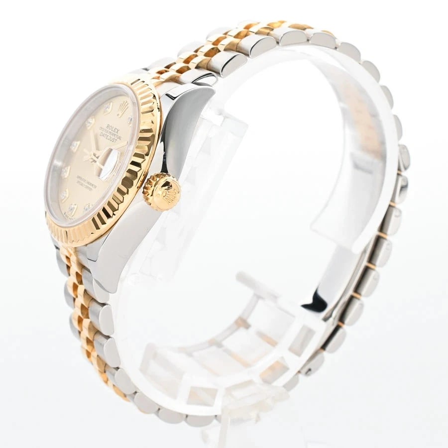 ROLEX DATEJUST YELLOW WATCH - 2