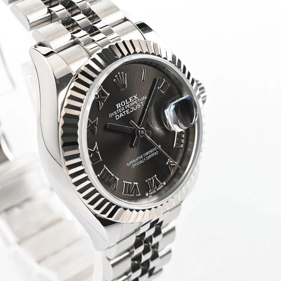ROLEX DATEJUST GRAY WATCH - 4