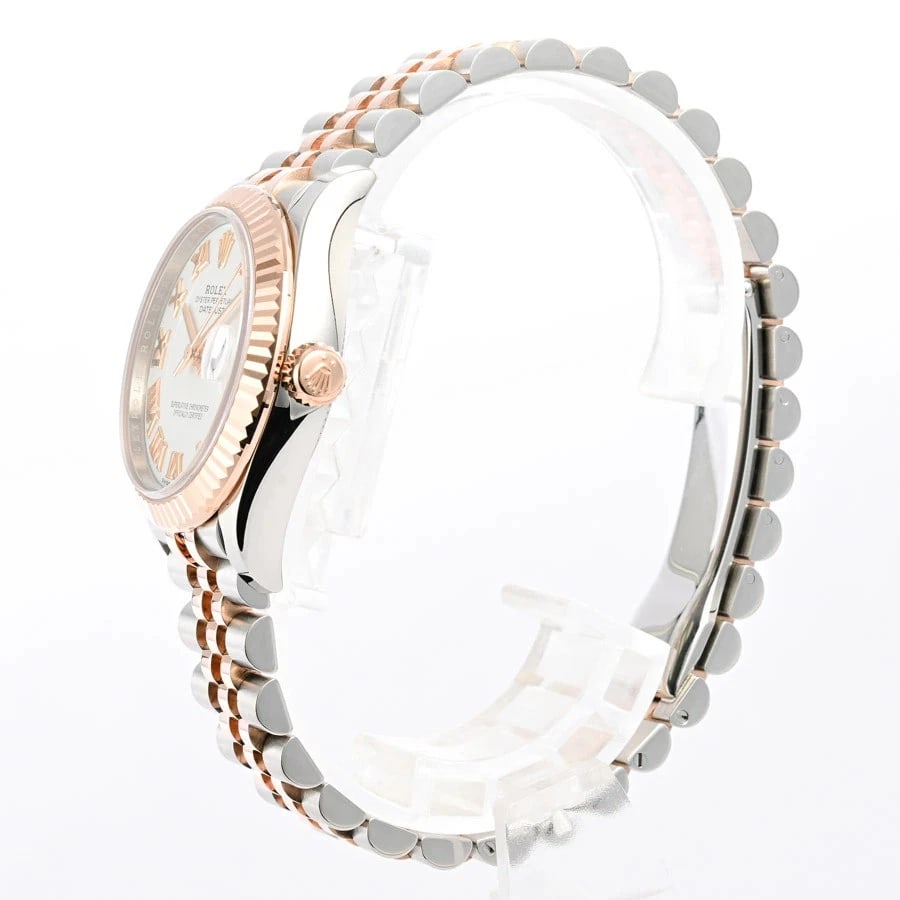 ROLEX DATEJUST WHITE WATCH - 2