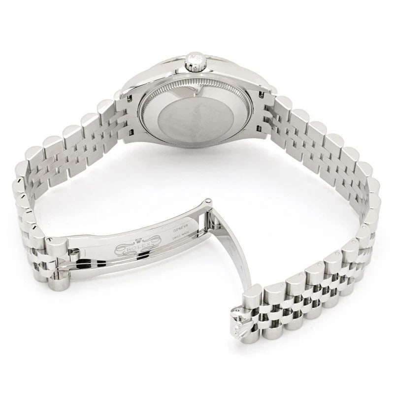 ROLEX DATEJUST WHITE WATCH - 2