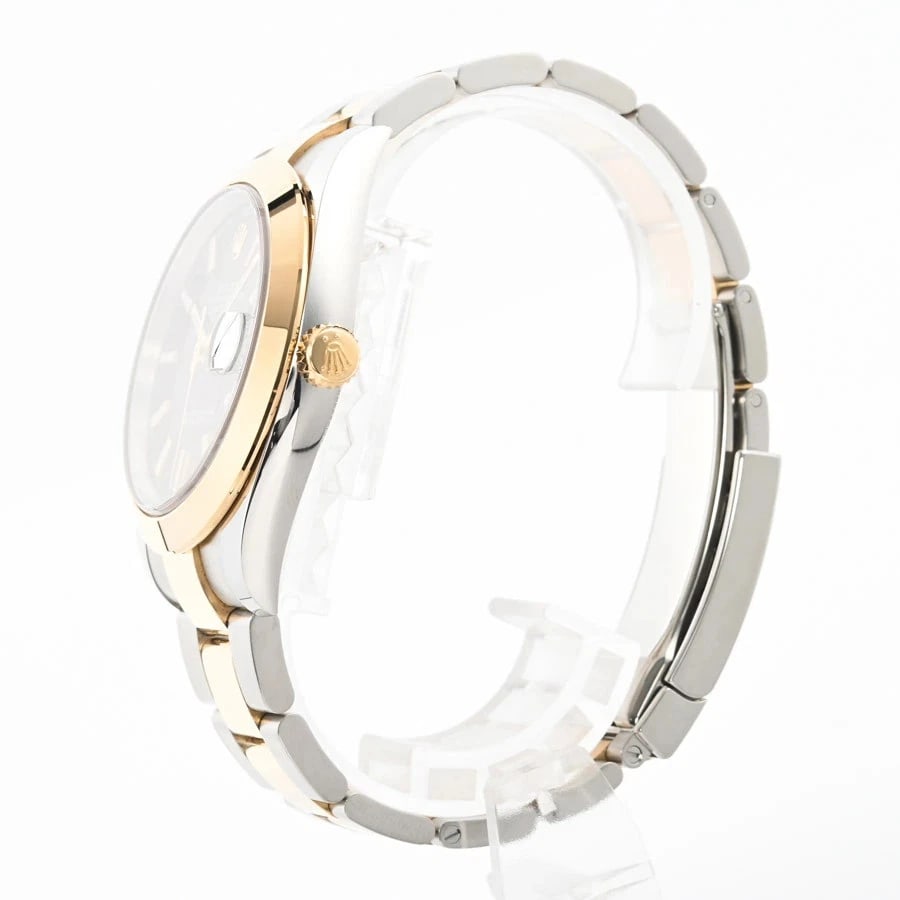 ROLEX DATEJUST BLACK WATCH - 2