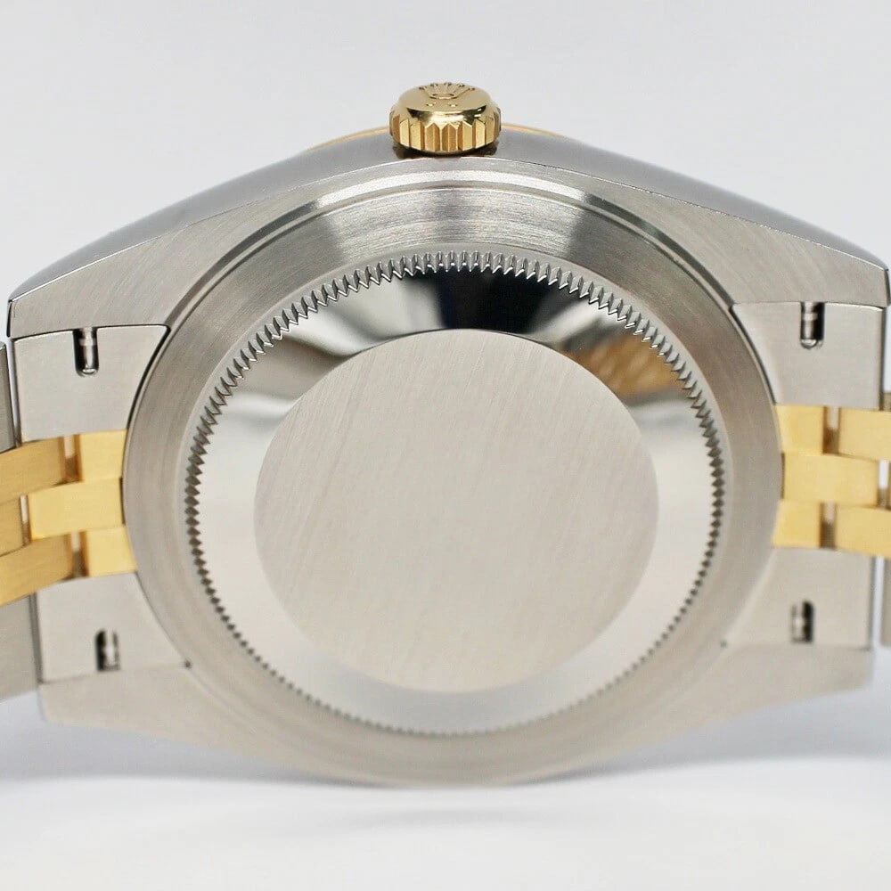 ROLEX DATEJUST BLACK WATCH - 6