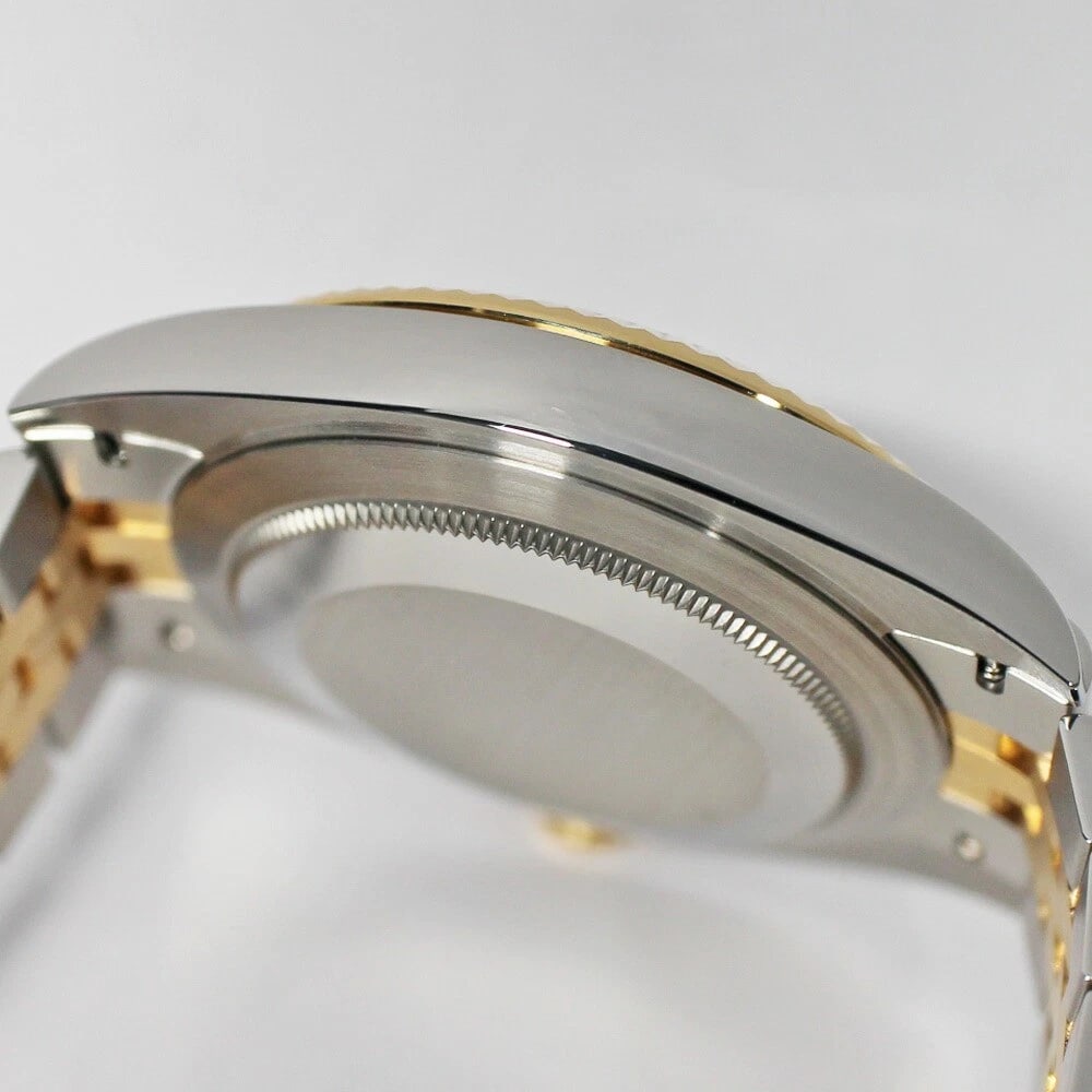 ROLEX DATEJUST BLACK WATCH - 8