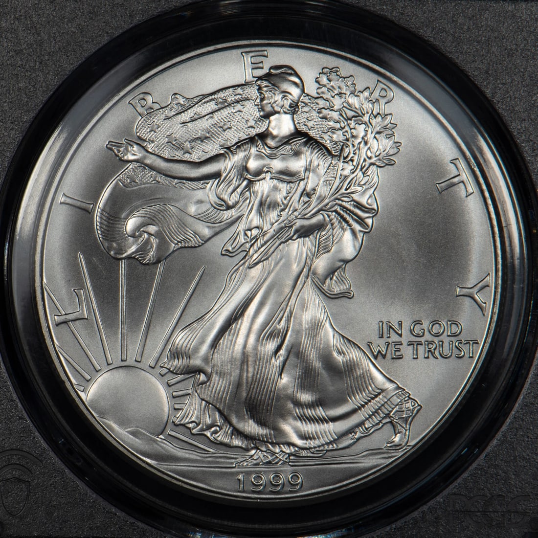 1999 1 OZ SILVER AMERICAN EAGLE (1 of 2)
