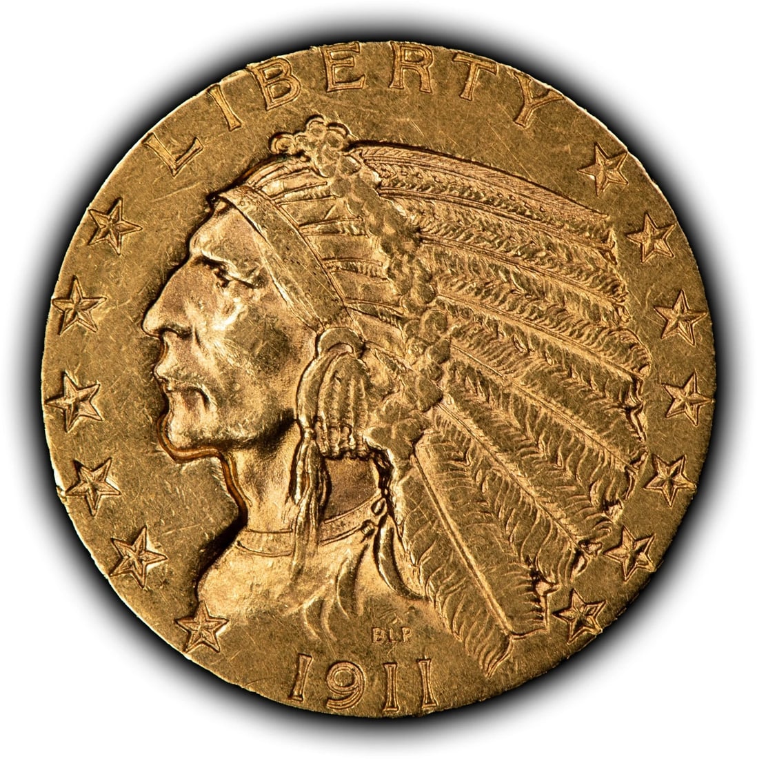1911 G$5 INDIAN HEAD GOLD HALF EAGLE (1 of 2)