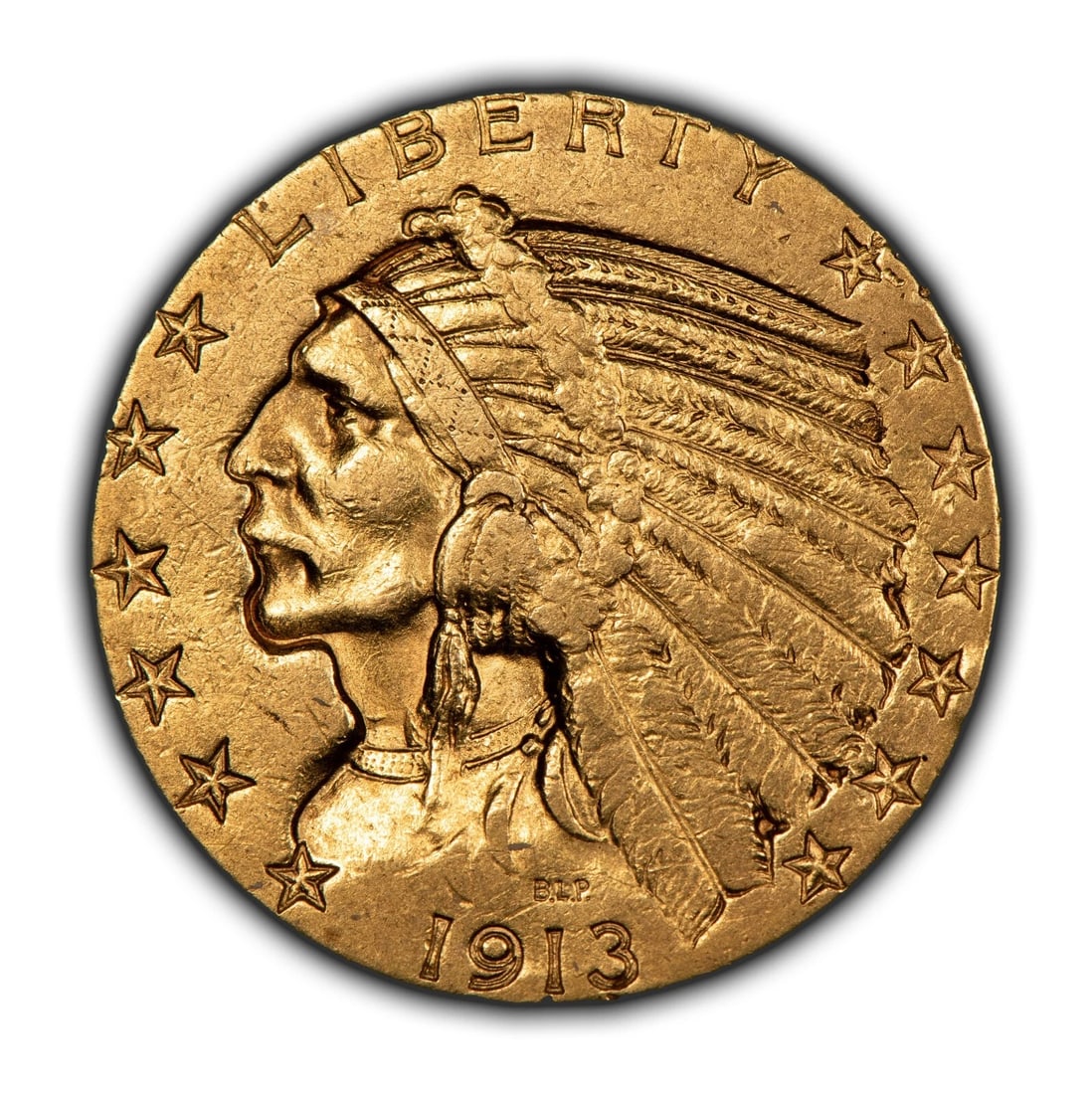 1913-S G$5 INDIAN HEAD GOLD HALF EAGLE (1 of 4)