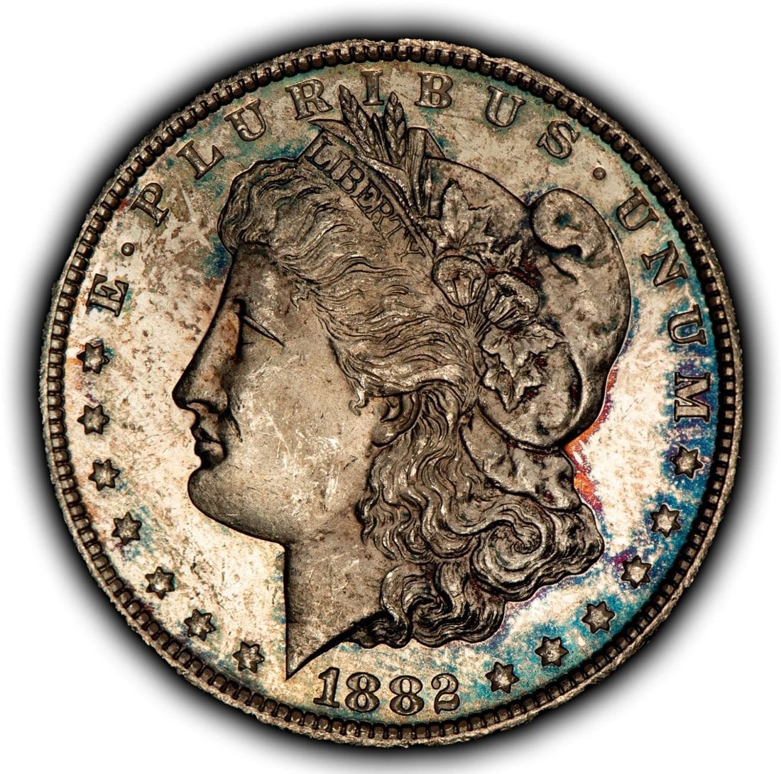 1882-CC $1 MORGAN SILVER DOLLAR KEY (1 of 8)