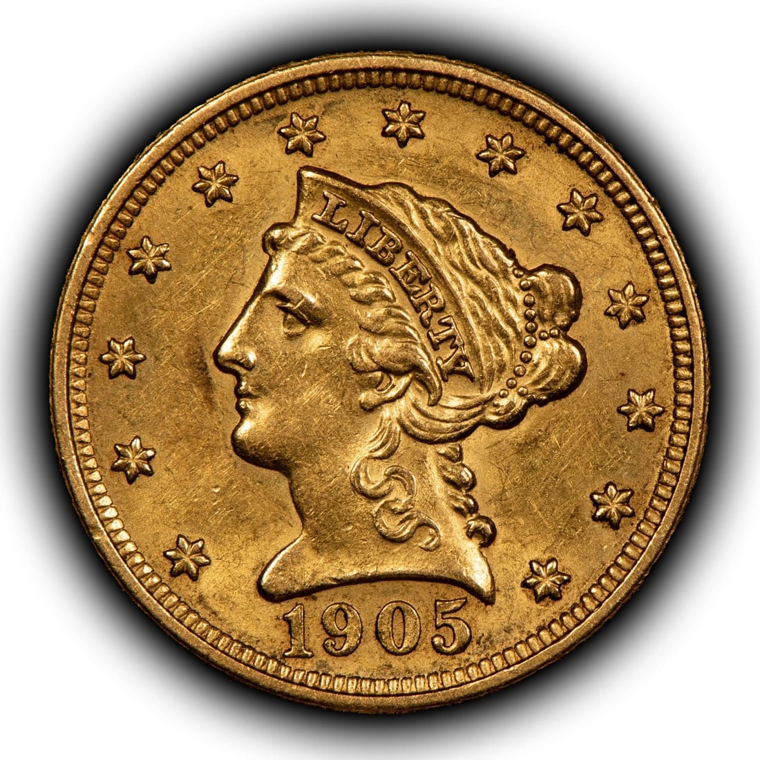 1905 G$2.50 LIBERTY HEAD GOLD QUARTER EAGLE (1 of 2)