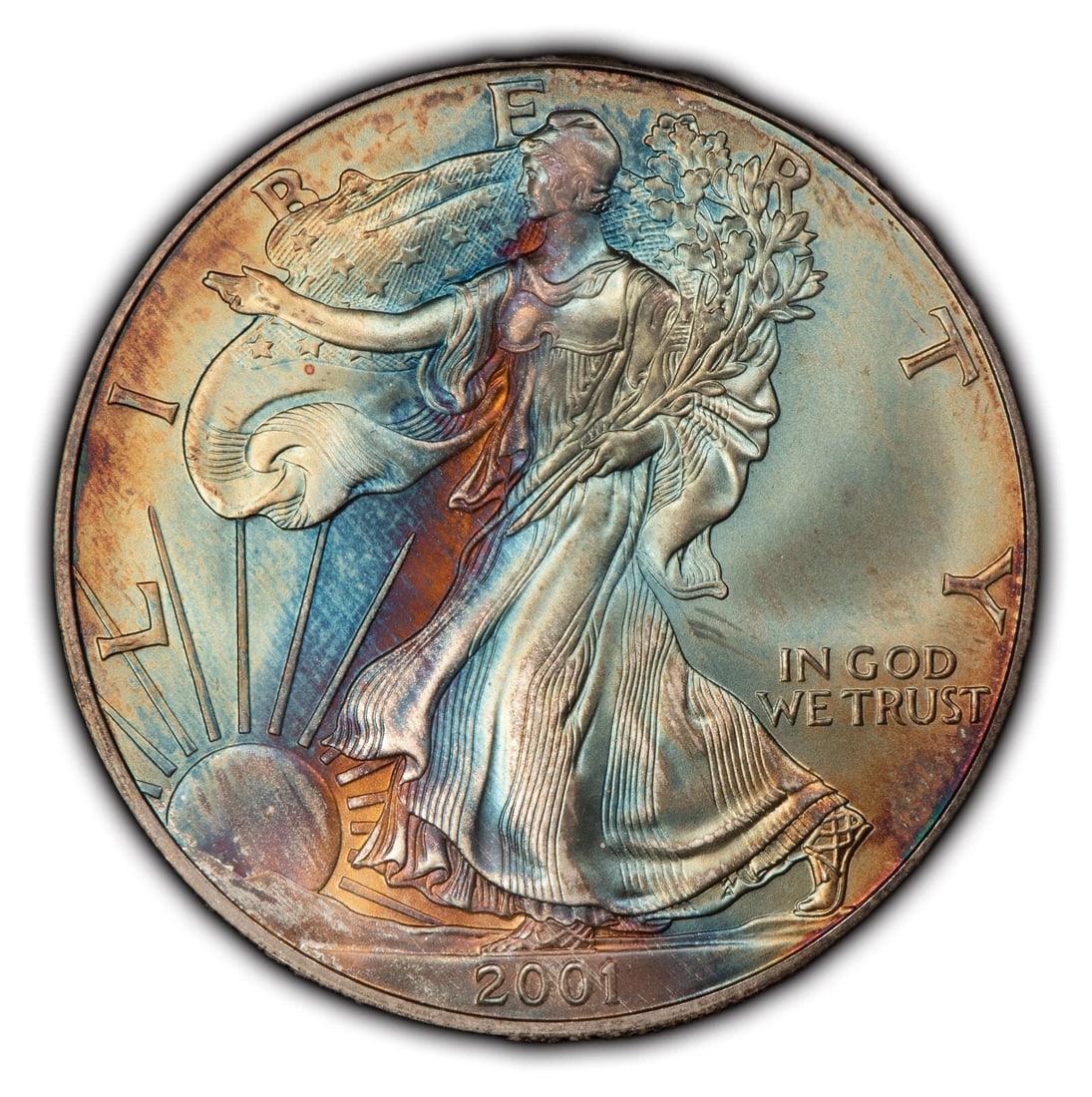 2001 1 OZ SILVER AMERICAN EAGLE - 2