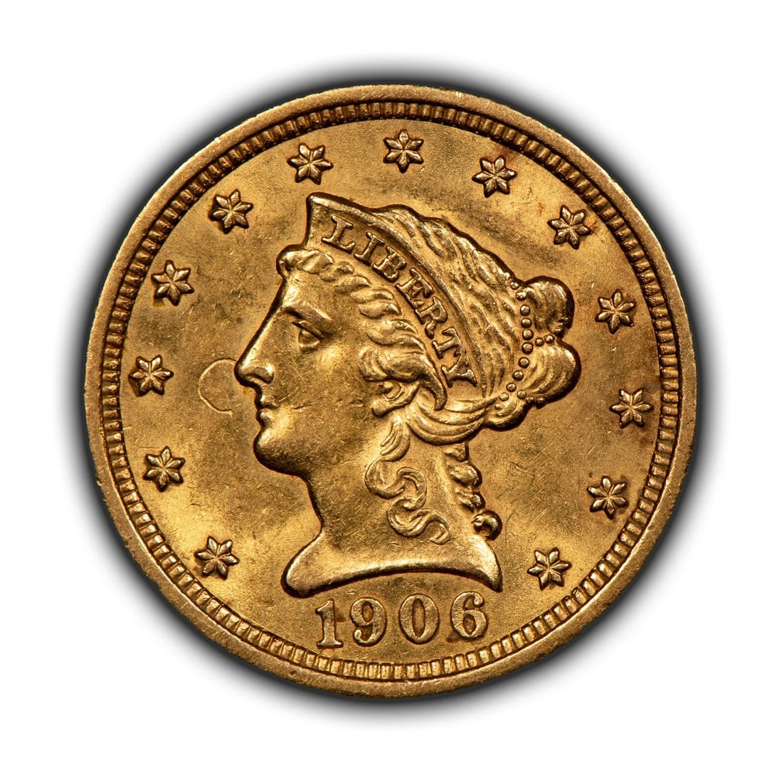 1906 G$2.50 LIBERTY GOLD QUARTER EAGLE (1 of 5)