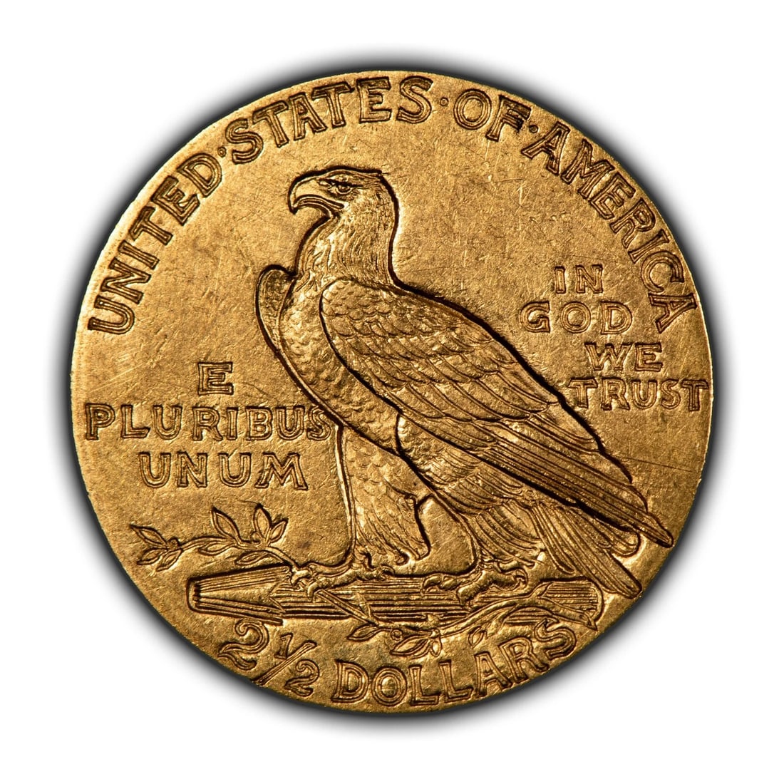 1913 G$2.50 INDIAN HEAD GOLD QUARTER EAGLE - 4