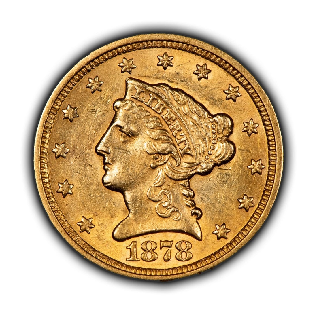 1878 G$2.50 LIBERTY GOLD QUARTER EAGLE (1 of 2)