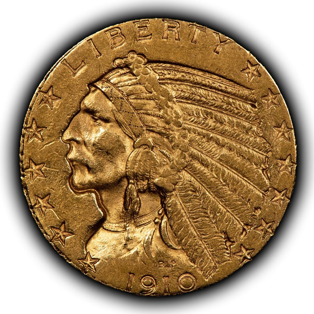 1910 G$5 INDIAN HEAD GOLD HALF EAGLE (1 of 2)