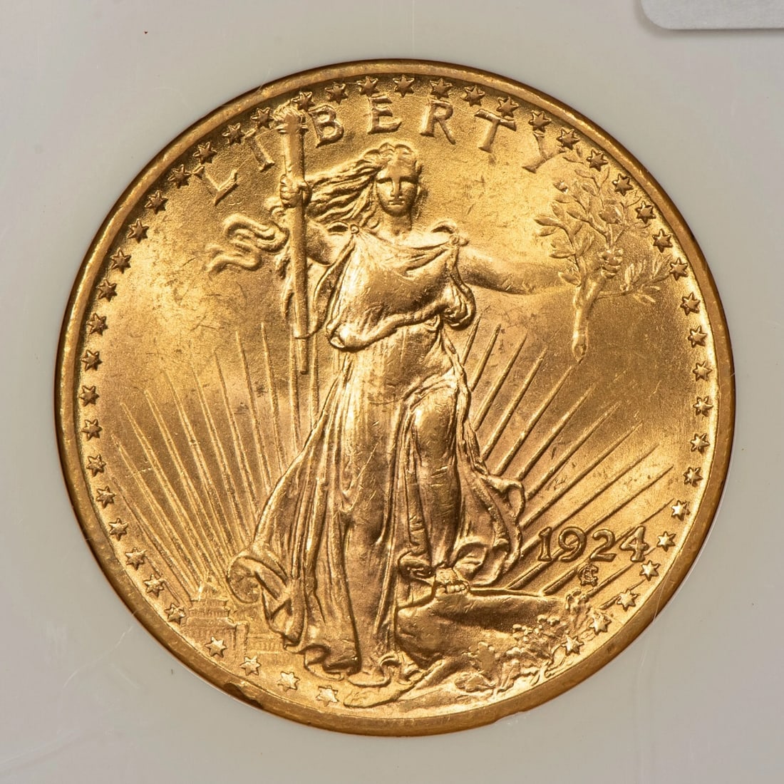 1924 $20 SAINT-GAUDENS GOLD DOUBLE EAGLE (1 of 2)