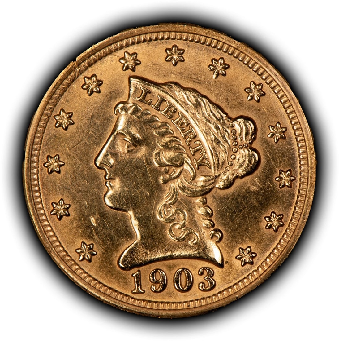 1903 G$2.50 LIBERTY HEAD GOLD QUARTER EAGLE (1 of 2)