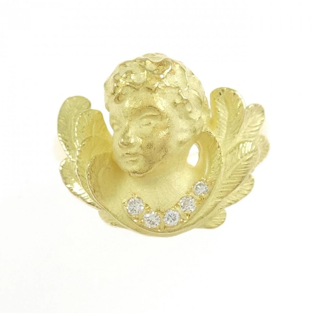 K18YG DIAMOND RING - 2