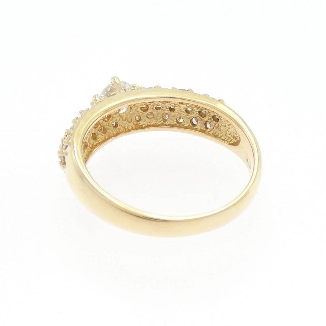 K18YG DIAMOND RING - 3