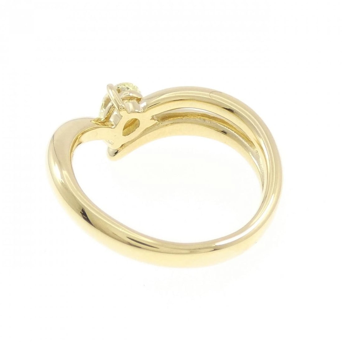 K18YG DIAMOND RING - 3